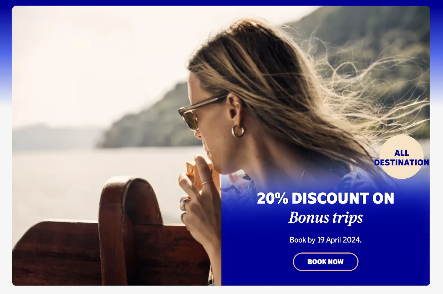 Get a 20% discount on SAS EuroBonus award trips until April 19th.