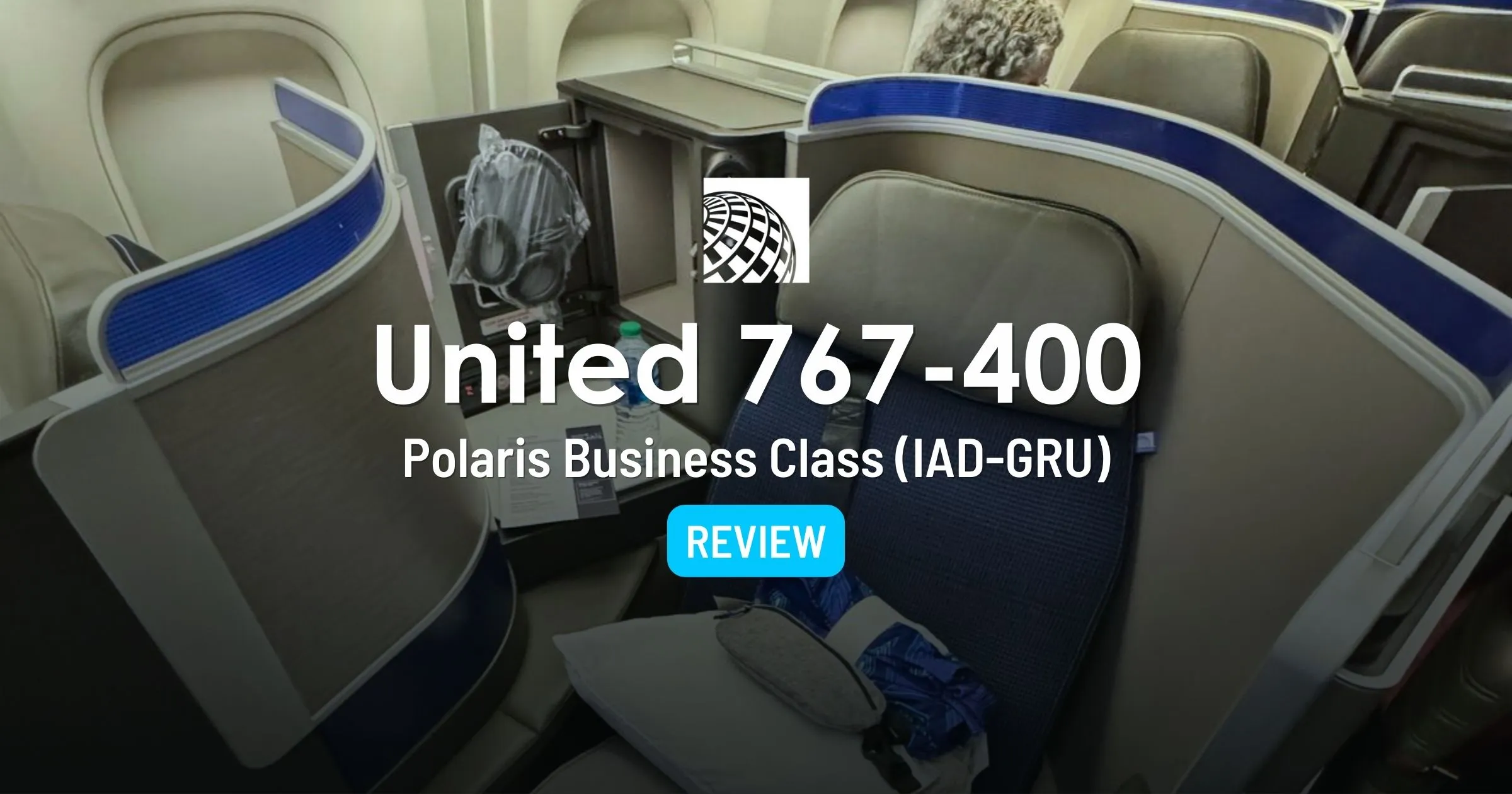 Cover image for United 767-400 Polaris Business Class From Washington To Sao Paulo (2023)