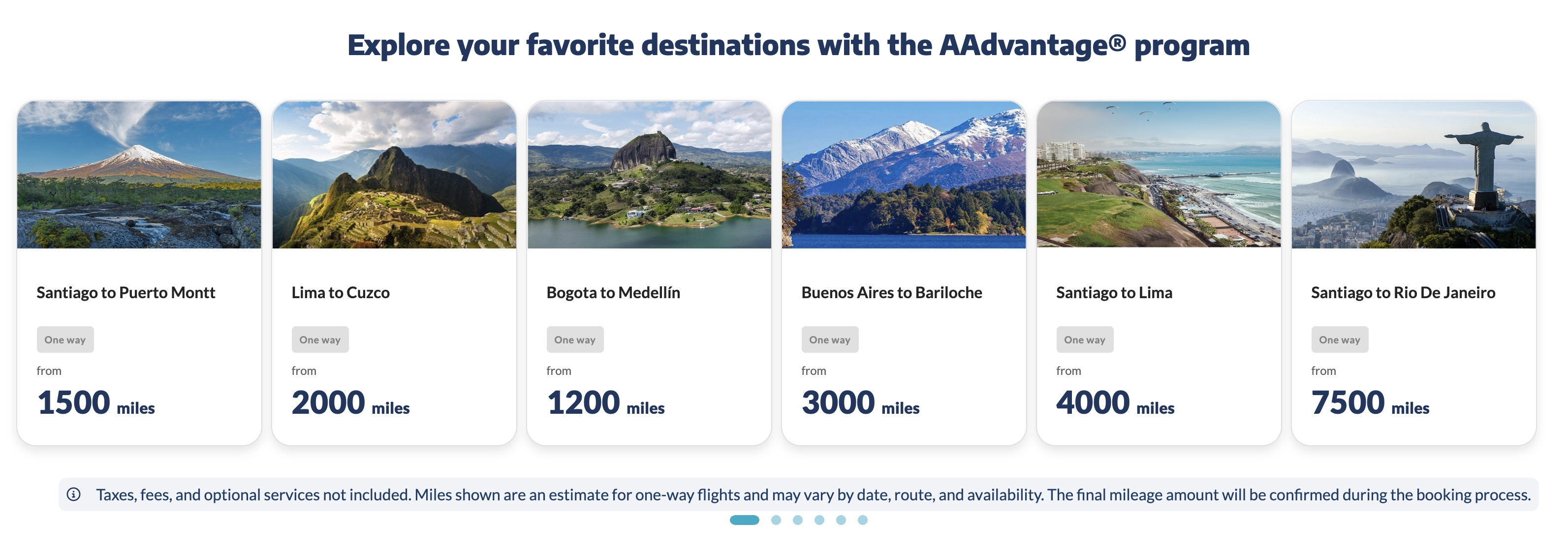 Use AwardFares to find JetSMART award flights redeemable with AAdvantage miles.