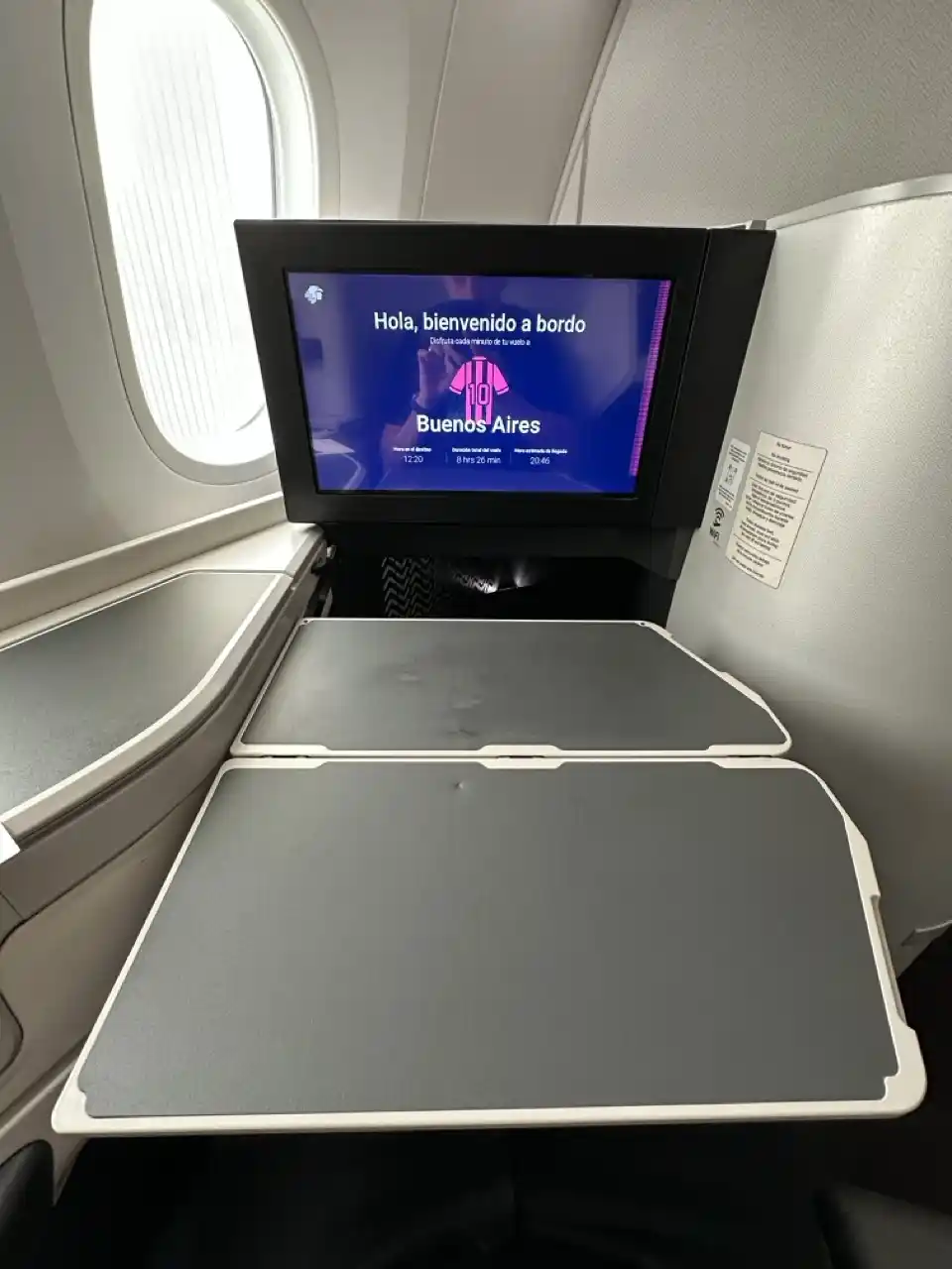 Aeromexico 787-9 Business Class Tray Table (Premier One)