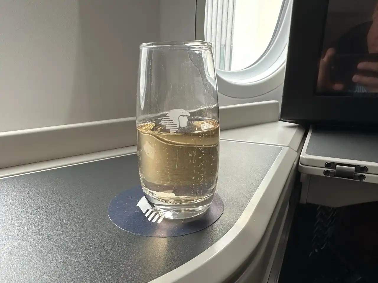 Aeromexico 787-9 Business Class Welcome Drink