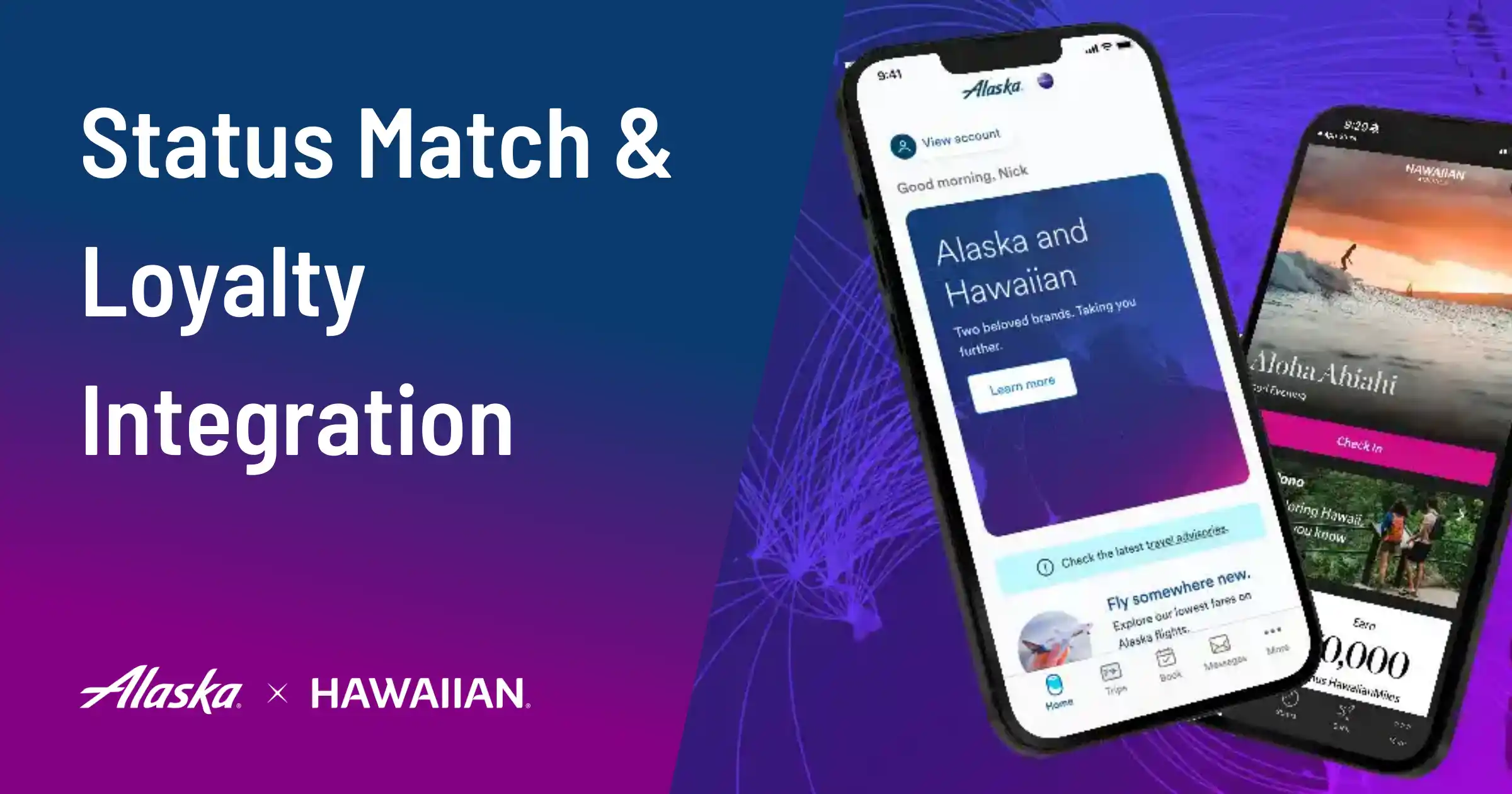 Cover image for Alaska & Hawaiian Airlines Status Match Now Live: Award Redemptions, Free Checked Bags & Extra Perks