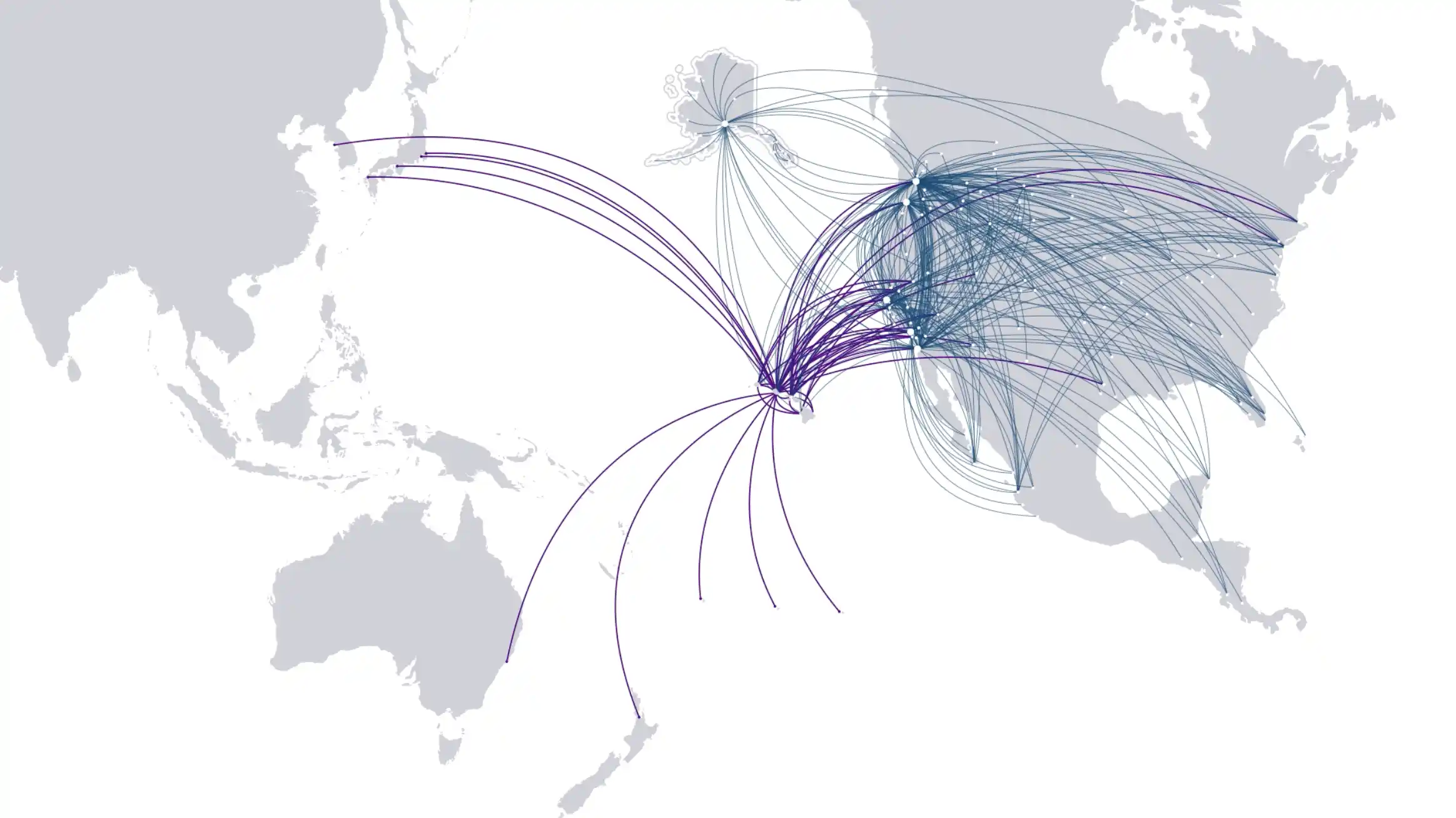 Alaska and Hawaiian Airlines combined netowkrs reach over 141 destinations.