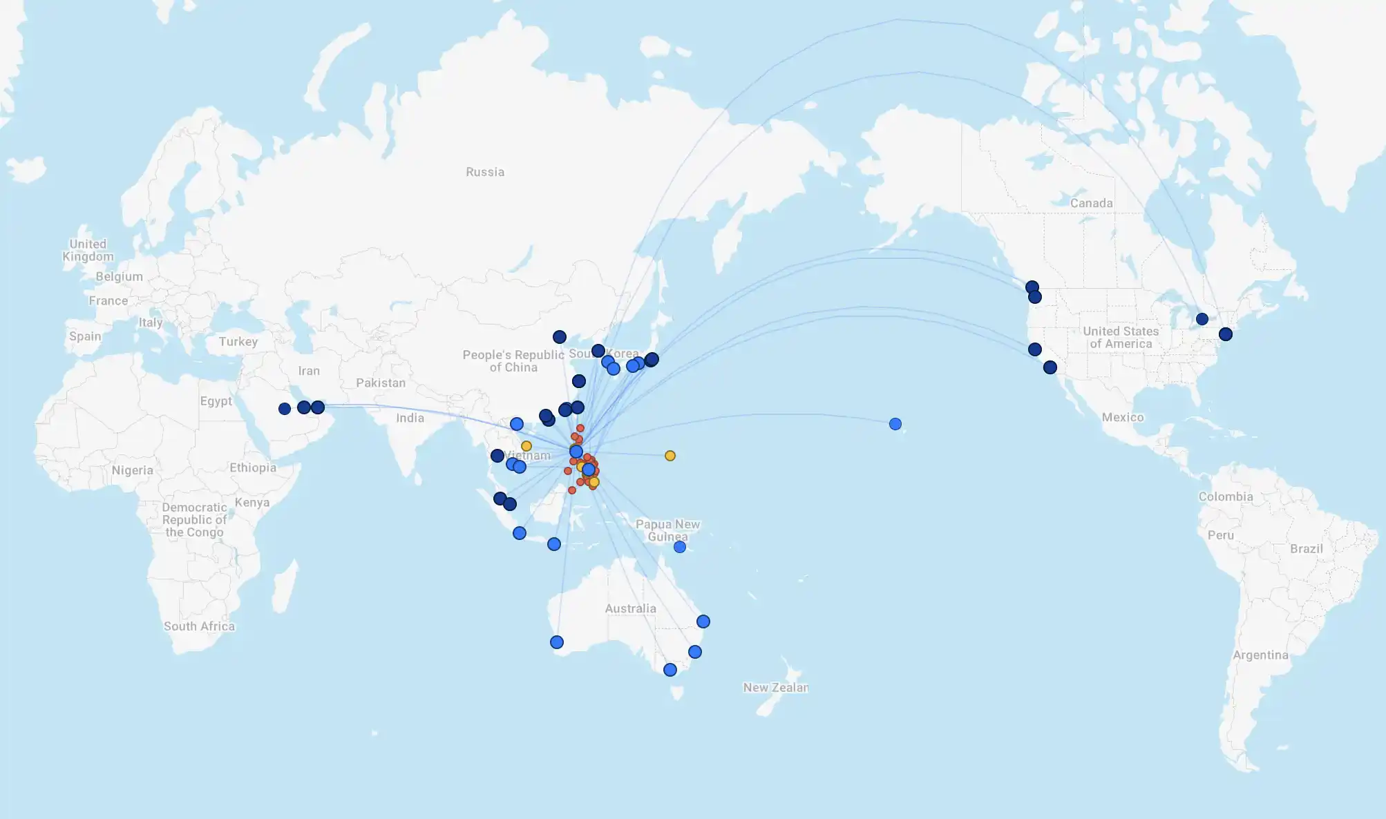 Philippine Airlines Route Map in 2025 (FlightConnections)