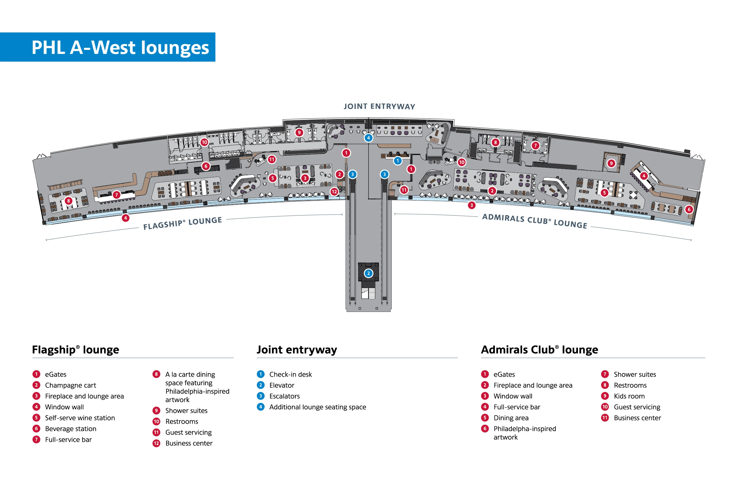 American Airlines Opens New Flagship and Admirals Club Lounges at PHL