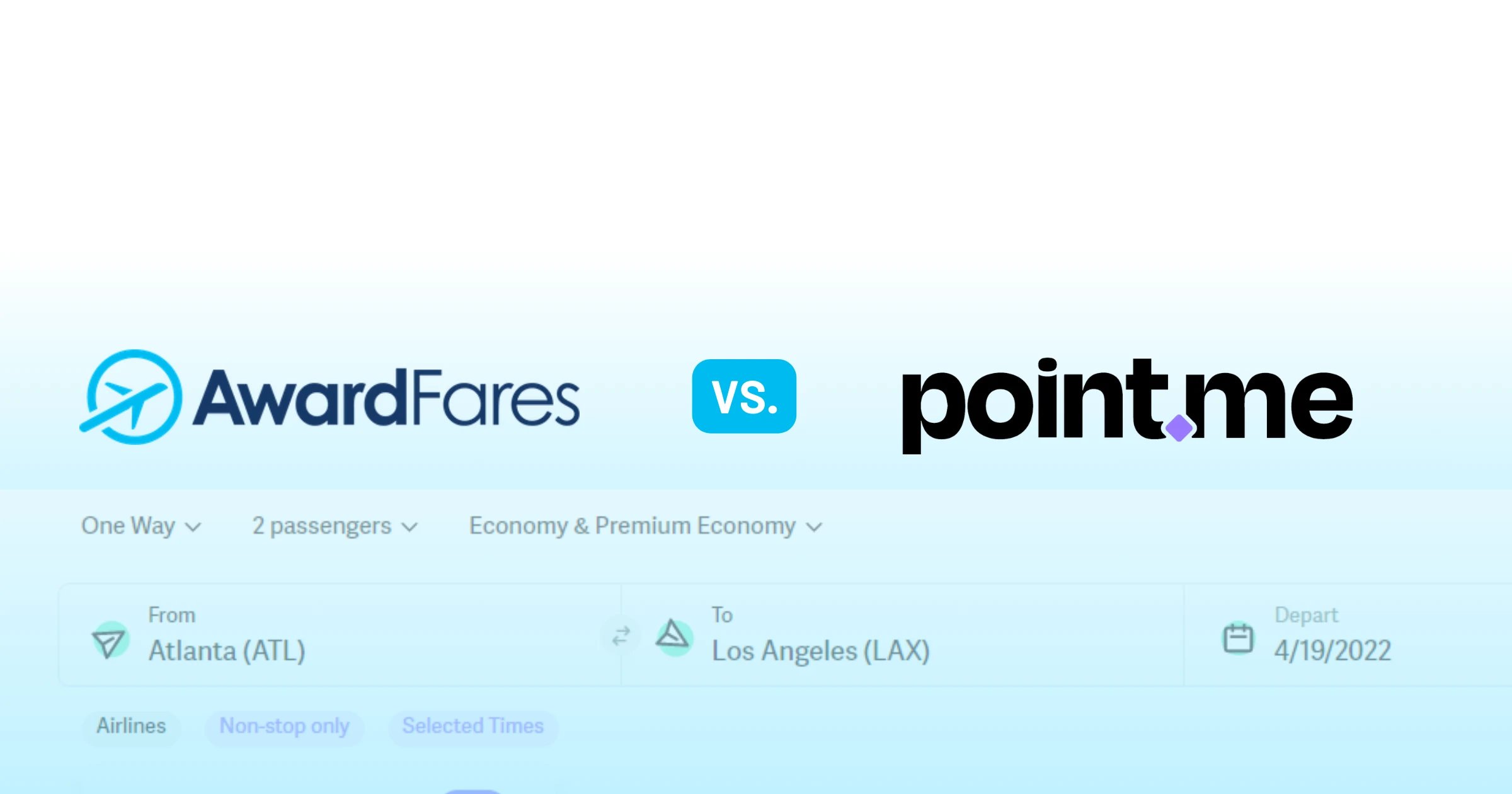 Cover image for AwardFares vs. Point.me: 5 Key Differences