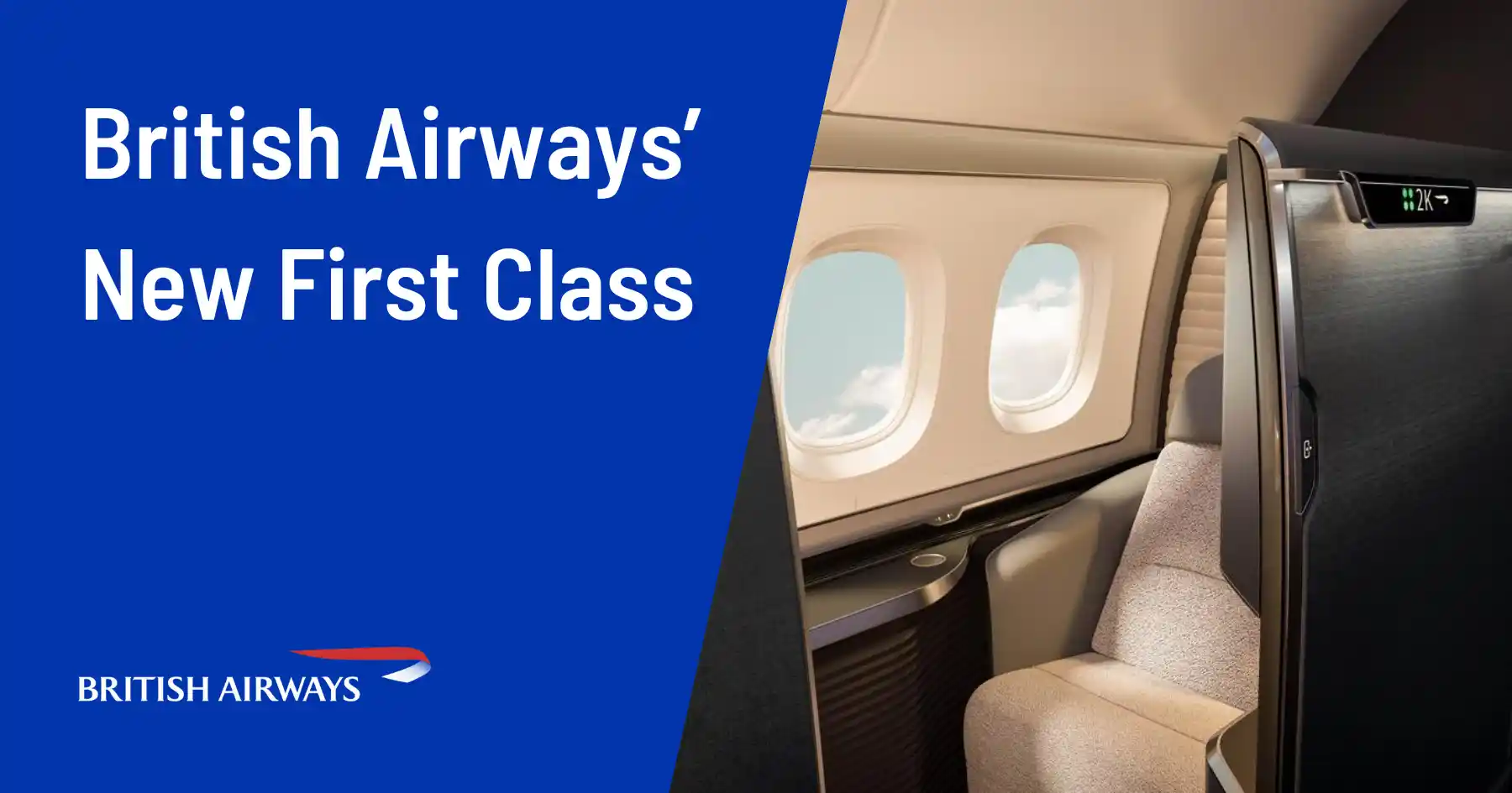 Cover image for British Airways Reveals Its Brand-New First Class (Lanching 2026)