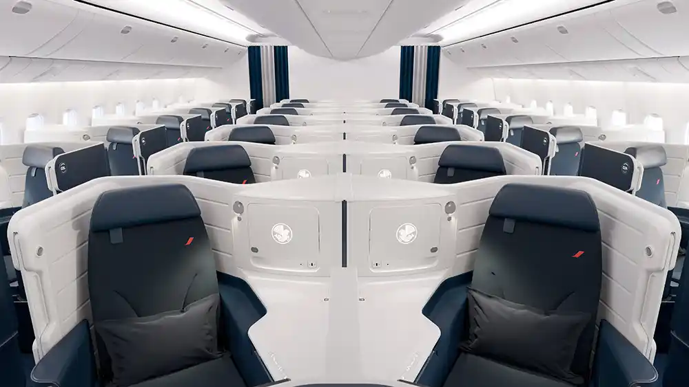 Air France Business Class seats (2024).