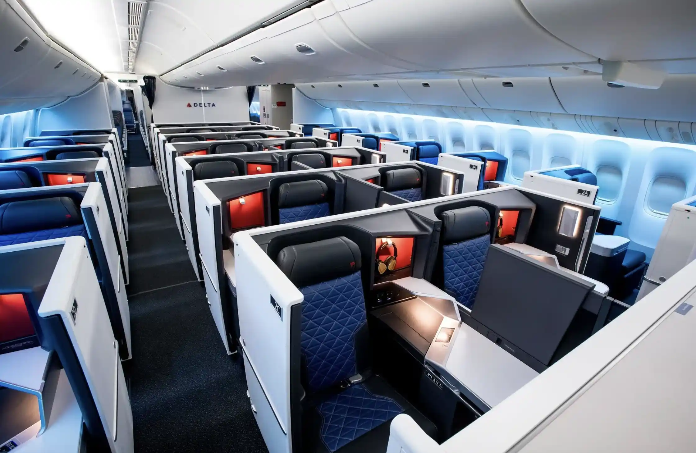 Delta One Business Class seats (2024).