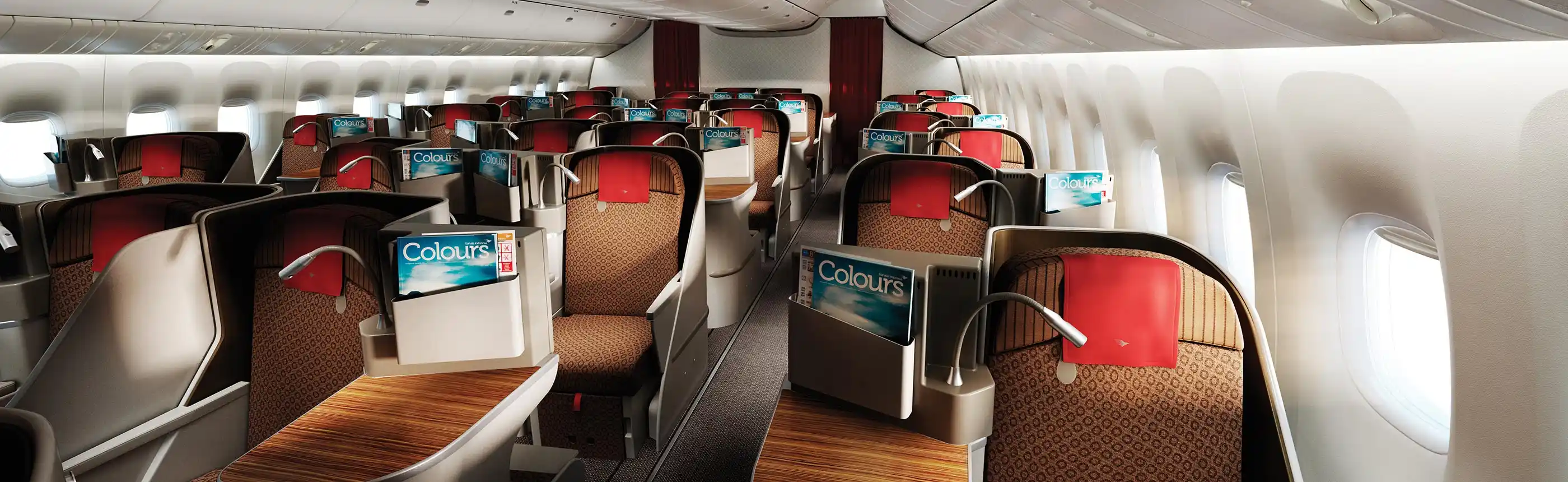 Garuda Indonesia Business Class Cabin (2024).