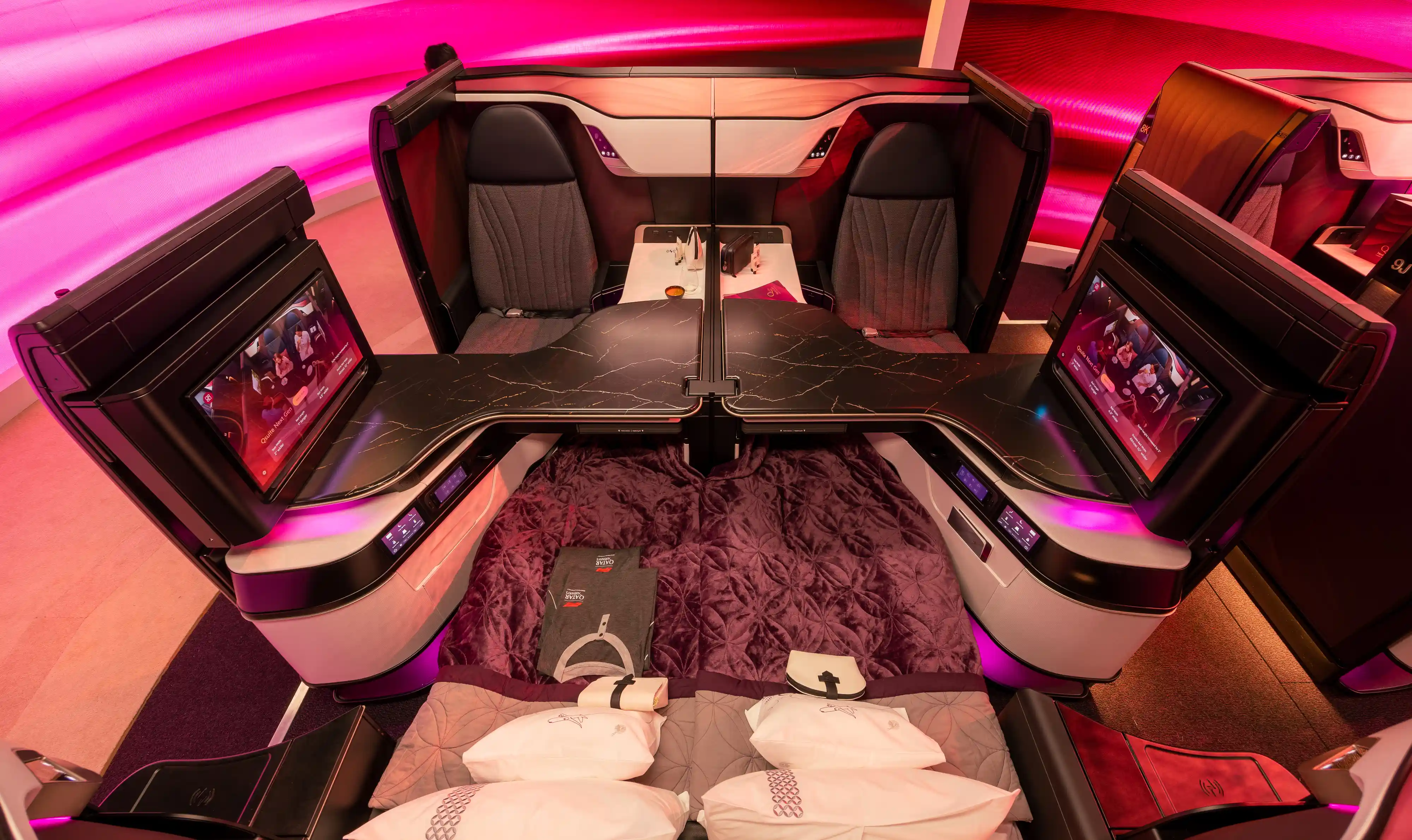 Qatar Airways Qsuite Next Gen in 2025.