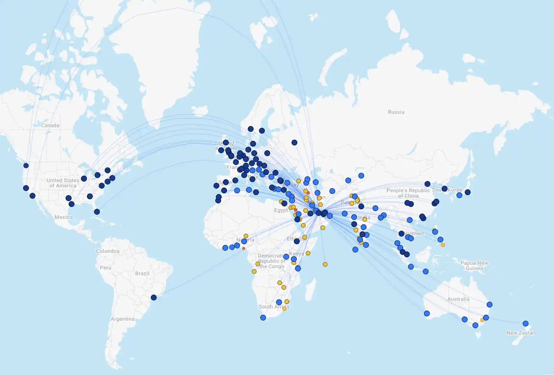 Qatar Airways Destinations (March 2025).