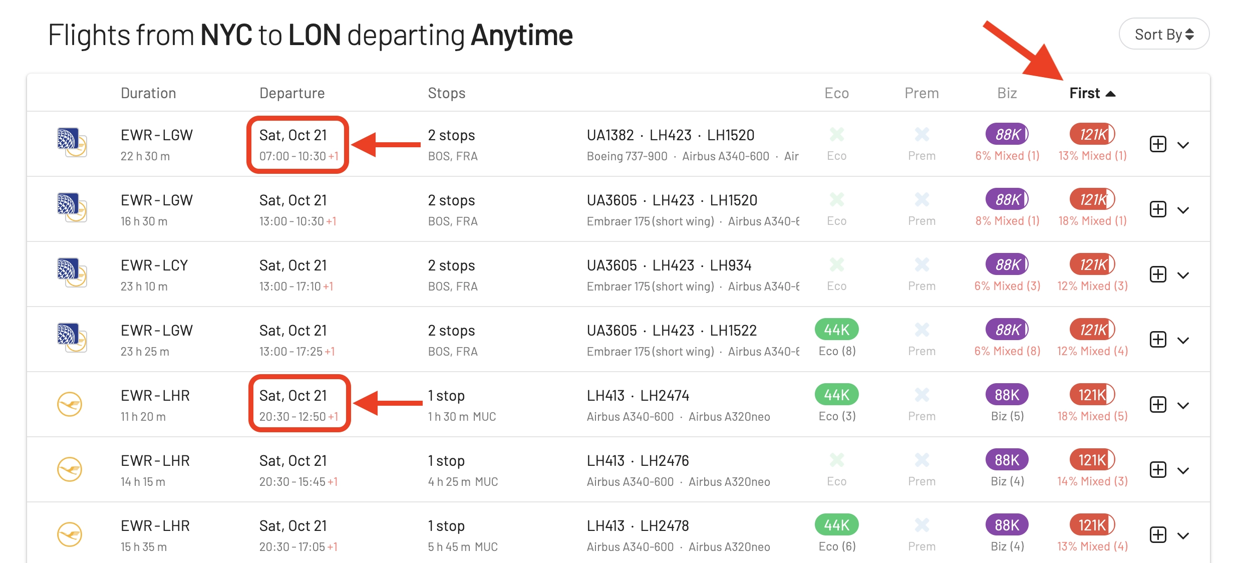 How to find cheaps award flight using AwardFares.