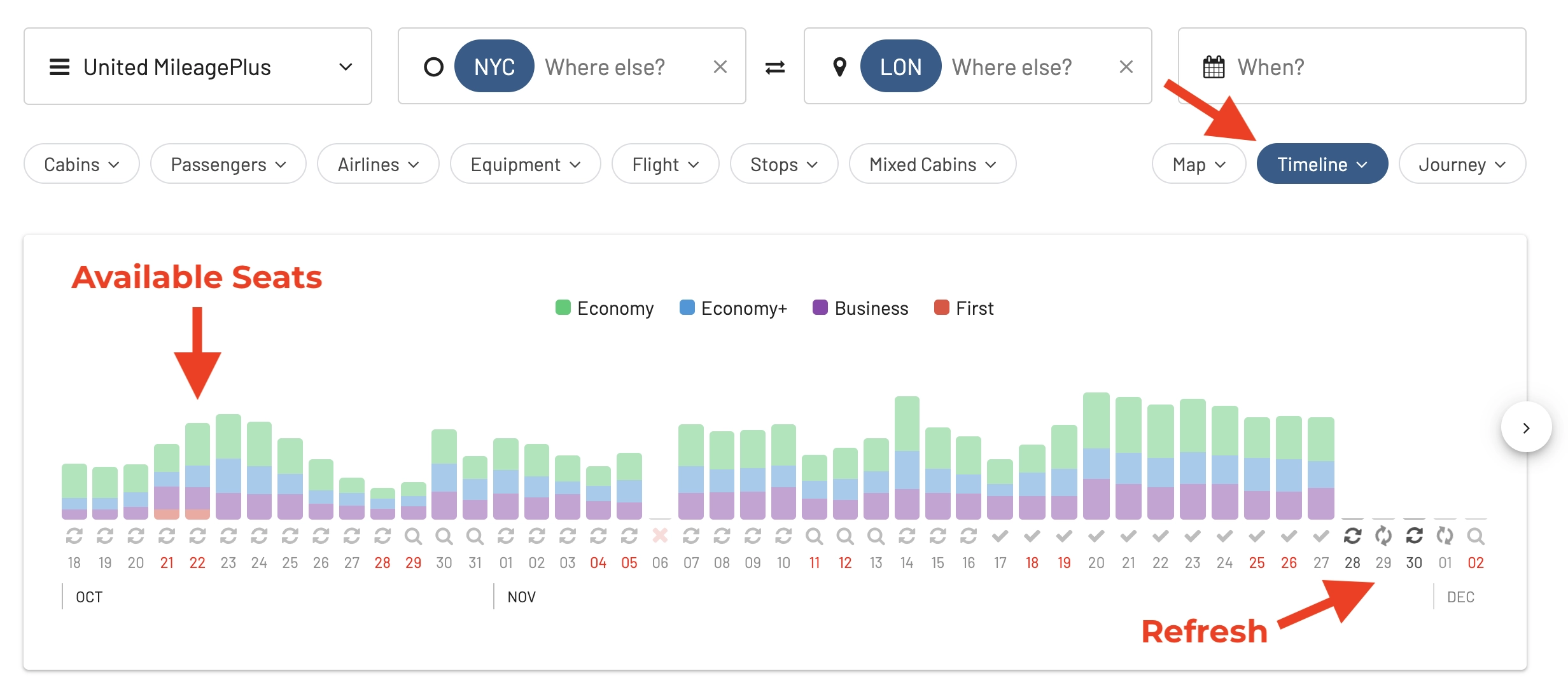 Find award flights between the United States and China using AwardFares.