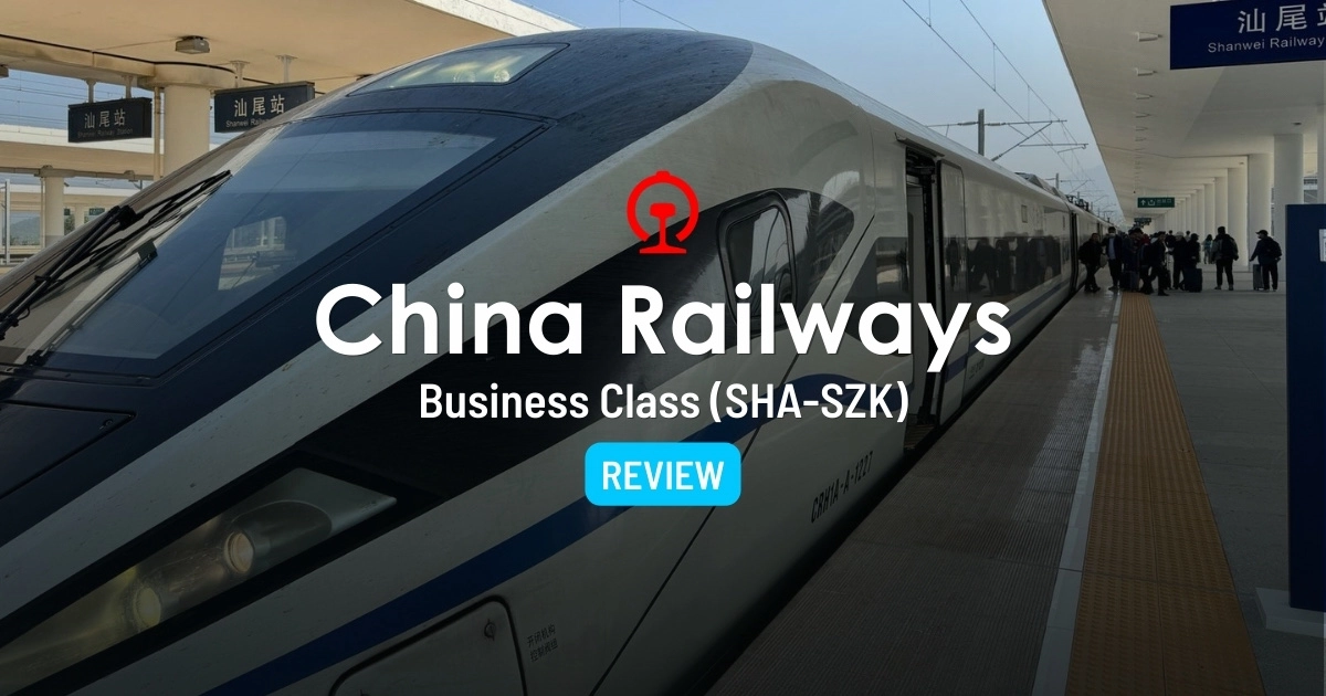 Cover image for China Railways High Speed Train Business Class From Shanghai to Shenzhen