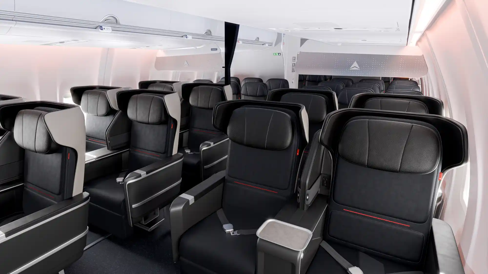 Delta Air Lines New Cabin Interios for 2025 (Premium Economy)