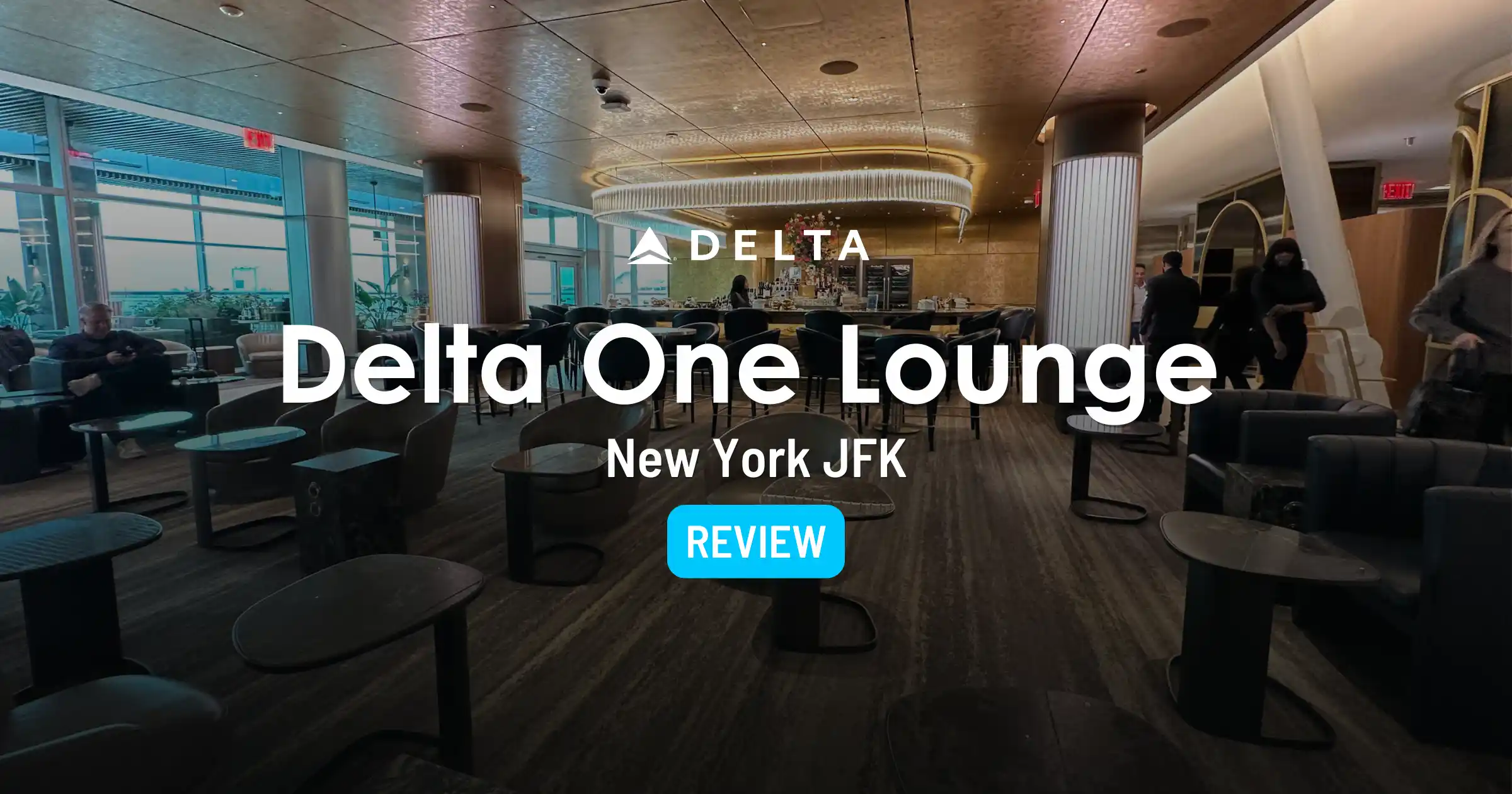 Cover image for The Stunning Delta One Lounge at New York (JFK): Mind-blowing