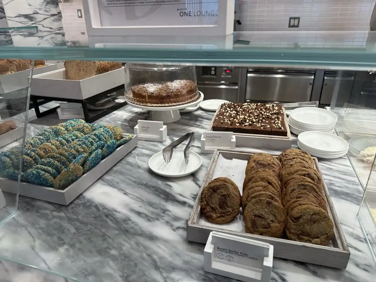 Delta One Lounge JFK: Lunch buffet