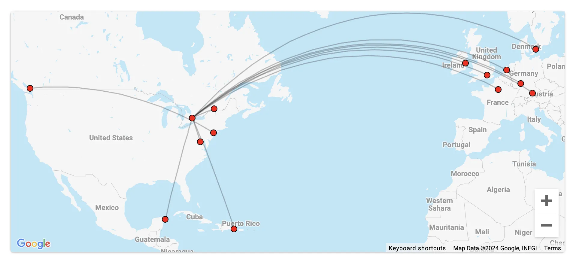 Book Air Canada using SAS EuroBonus Points.