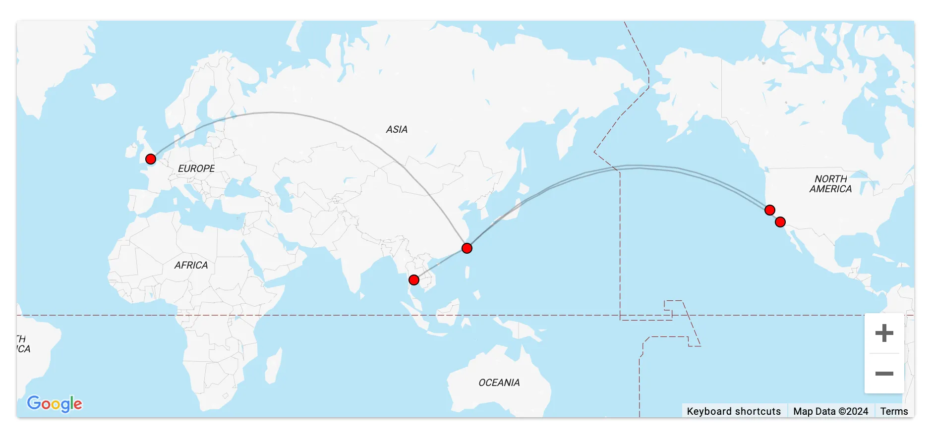 Book EVA Air Business Class using SAS EuroBonus Points.