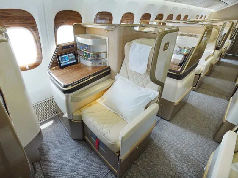 Emirates Refreshed 777 Business Class.