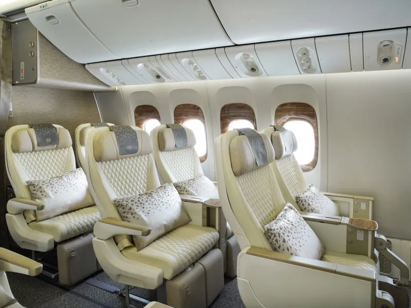 Emirates New 777 Premium Economy Class.