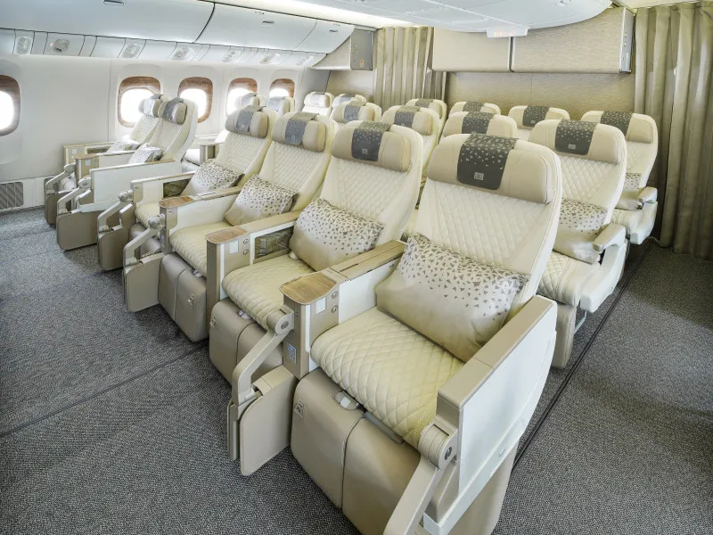 Emirates New 777 Premium Economy Class.