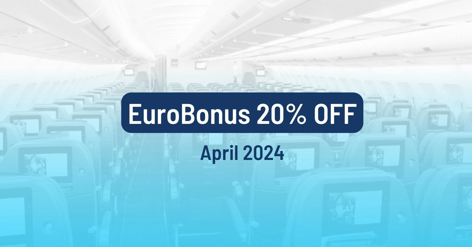 Cover image for 20% Discount On EuroBonus Awards To All Destinations (Until April 19th)