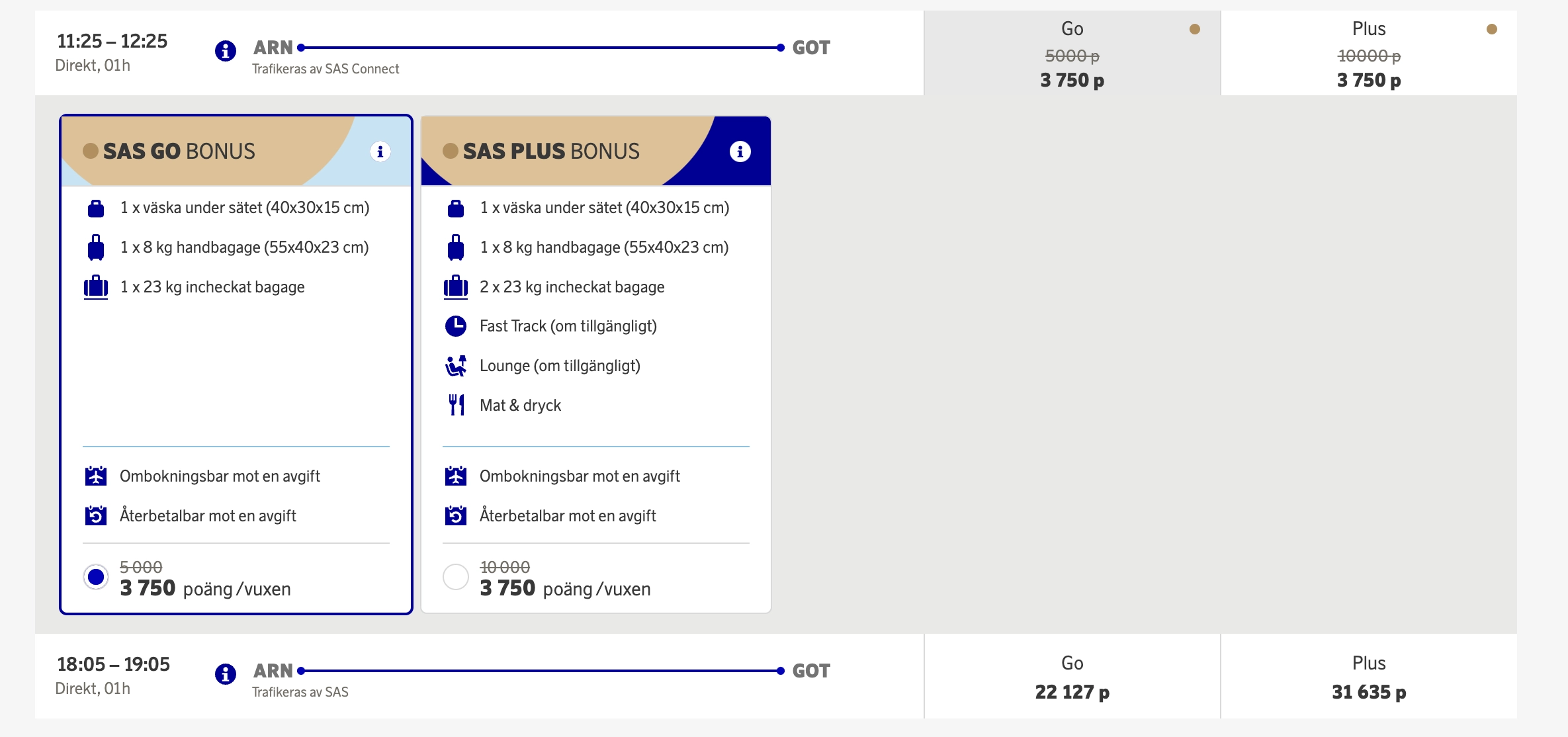 EuroBonus 25% Discount Combined with SAS Mastercard Fly Premium (AwardFares).