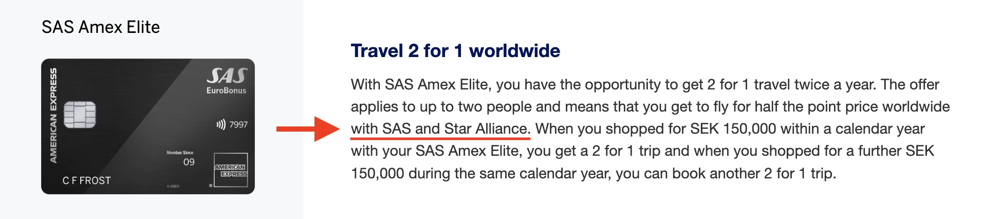 SAS Amex Elite 2 for 1 vouchers will stop working for Star Alliance. Will they work for SkyTeam?.
