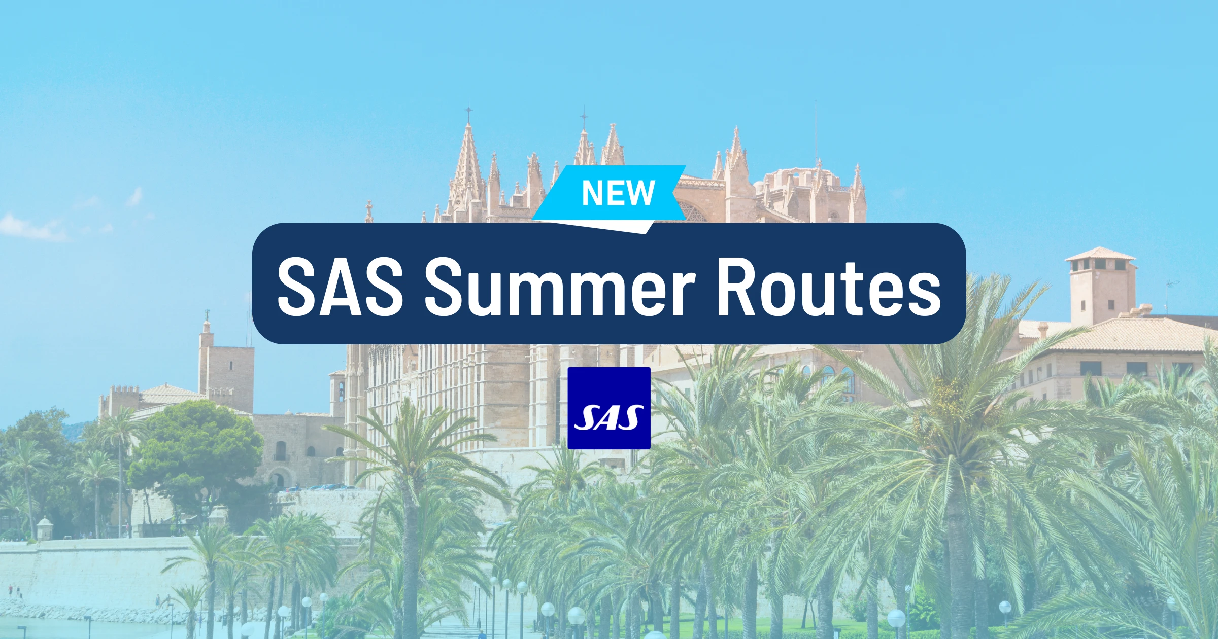 Cover image for 5 New SAS Routes You Can Book Using EuroBonus Points (July 2023) 