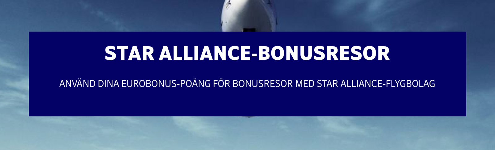 Cover image for Search EuroBonus Star Alliance Award Availability (Finally Back!)