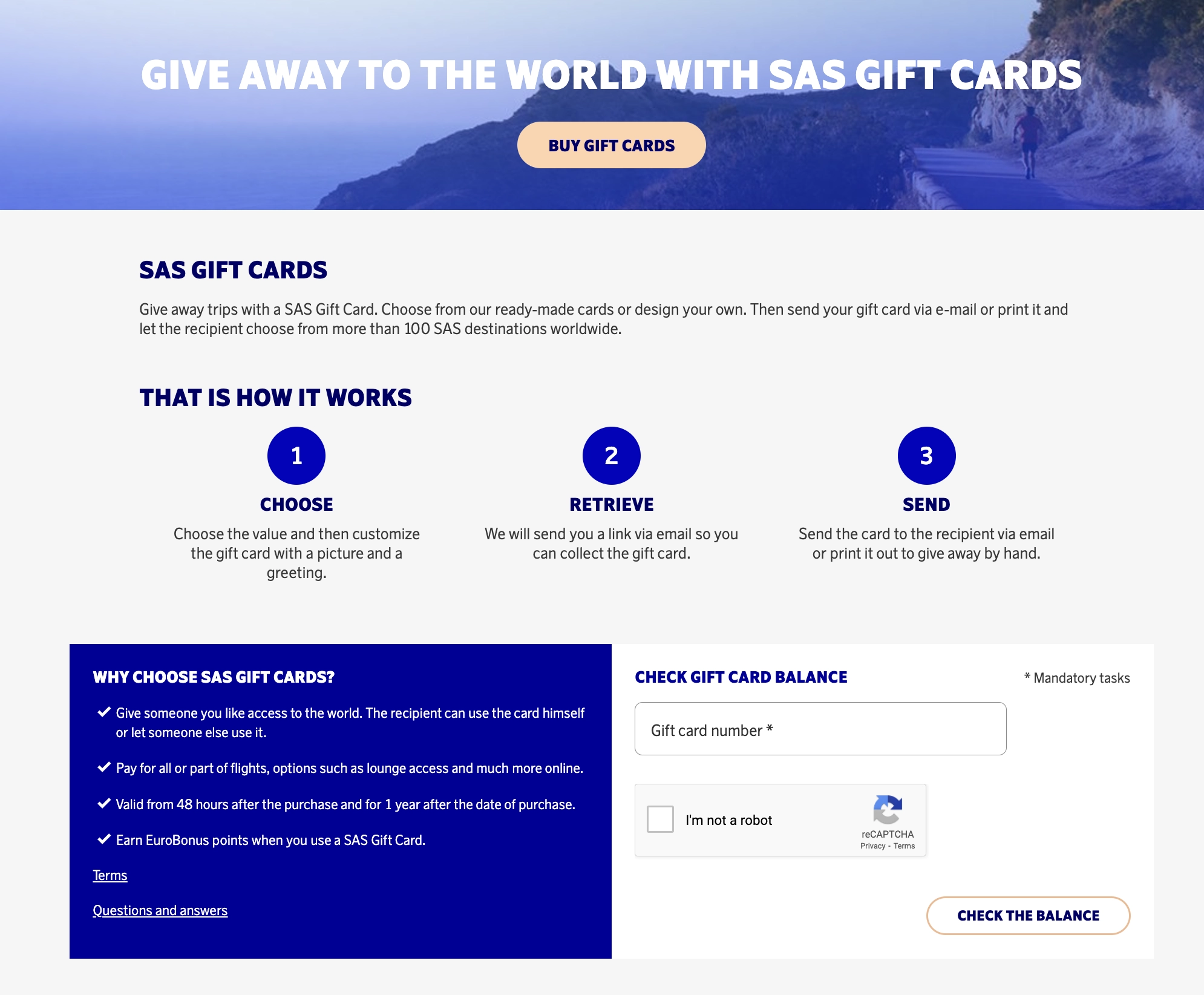 SAS Launches Gift Cards For Valentine's Day 2024.