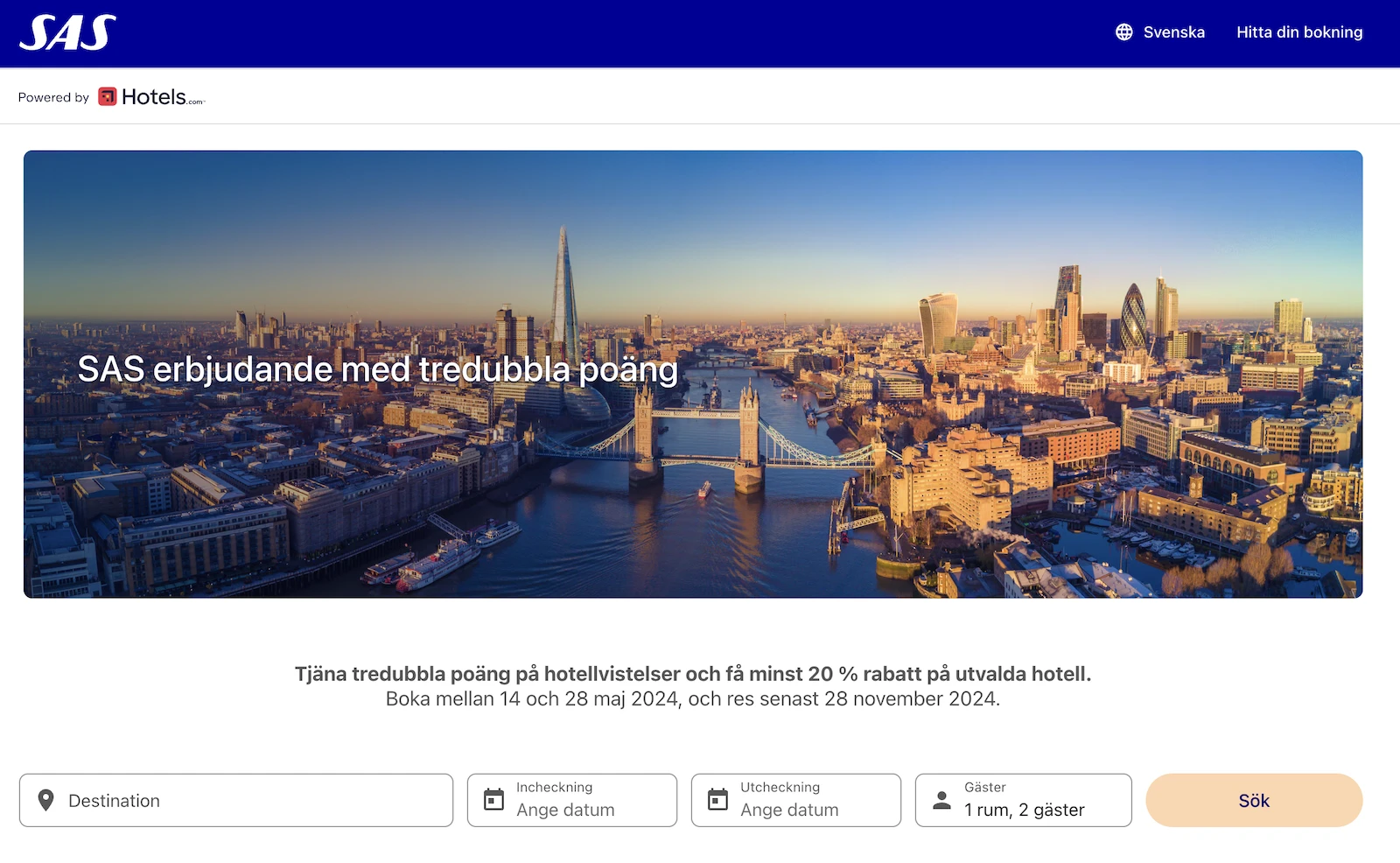 Earn 3x EuroBonus Points on Selected Hotels (May 2024).