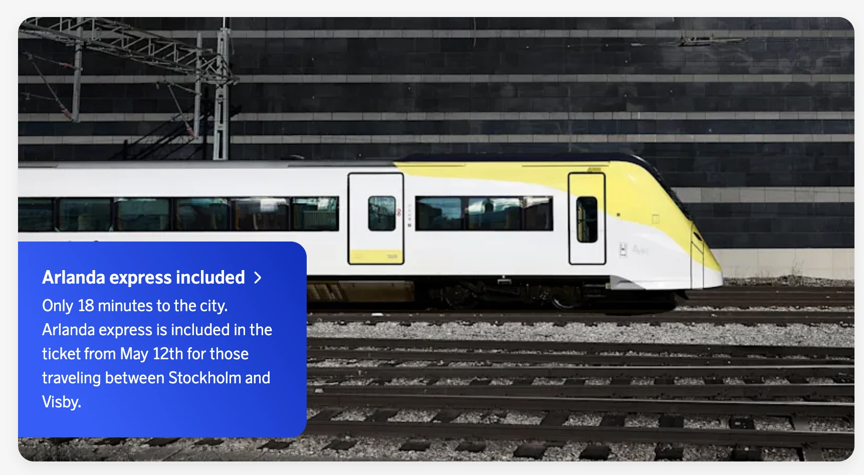 Free Arlanda Express ticket with SAS flight