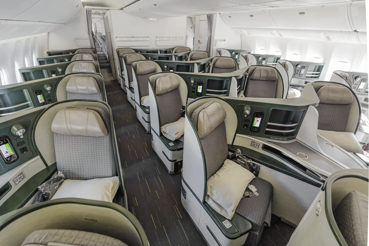EVA Air Royal Laurel Business Class on the Boeing 777-300ER.