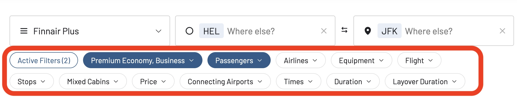 Use the Max Price filter to set an Avios budget for your search.