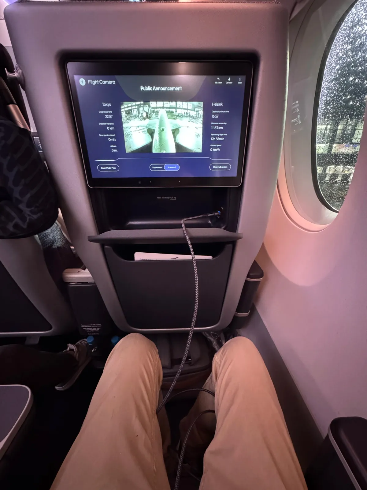 Finnair's A350-900 Premium Economy seat