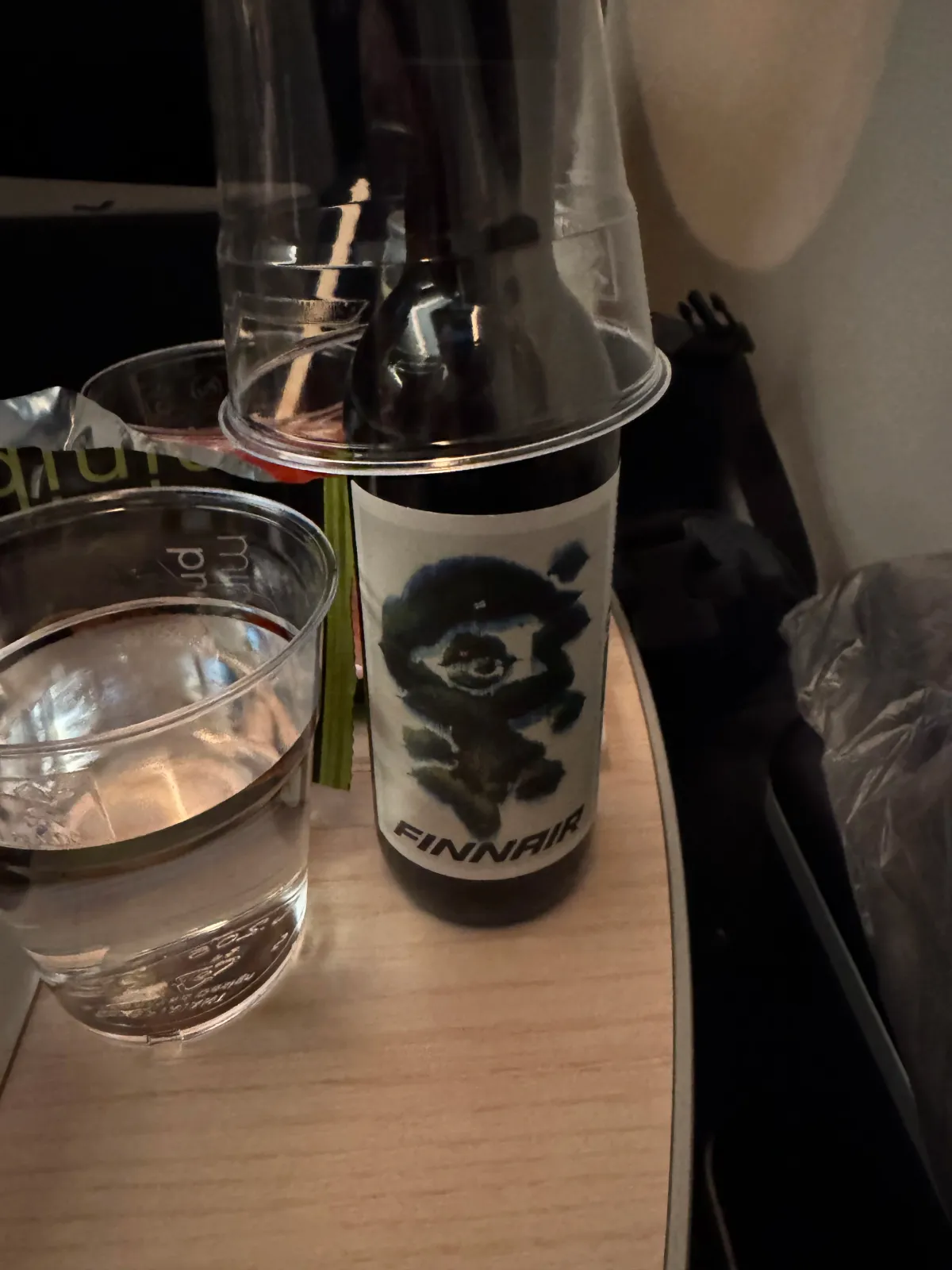 Finnair's A350-900 Premium Economy wine