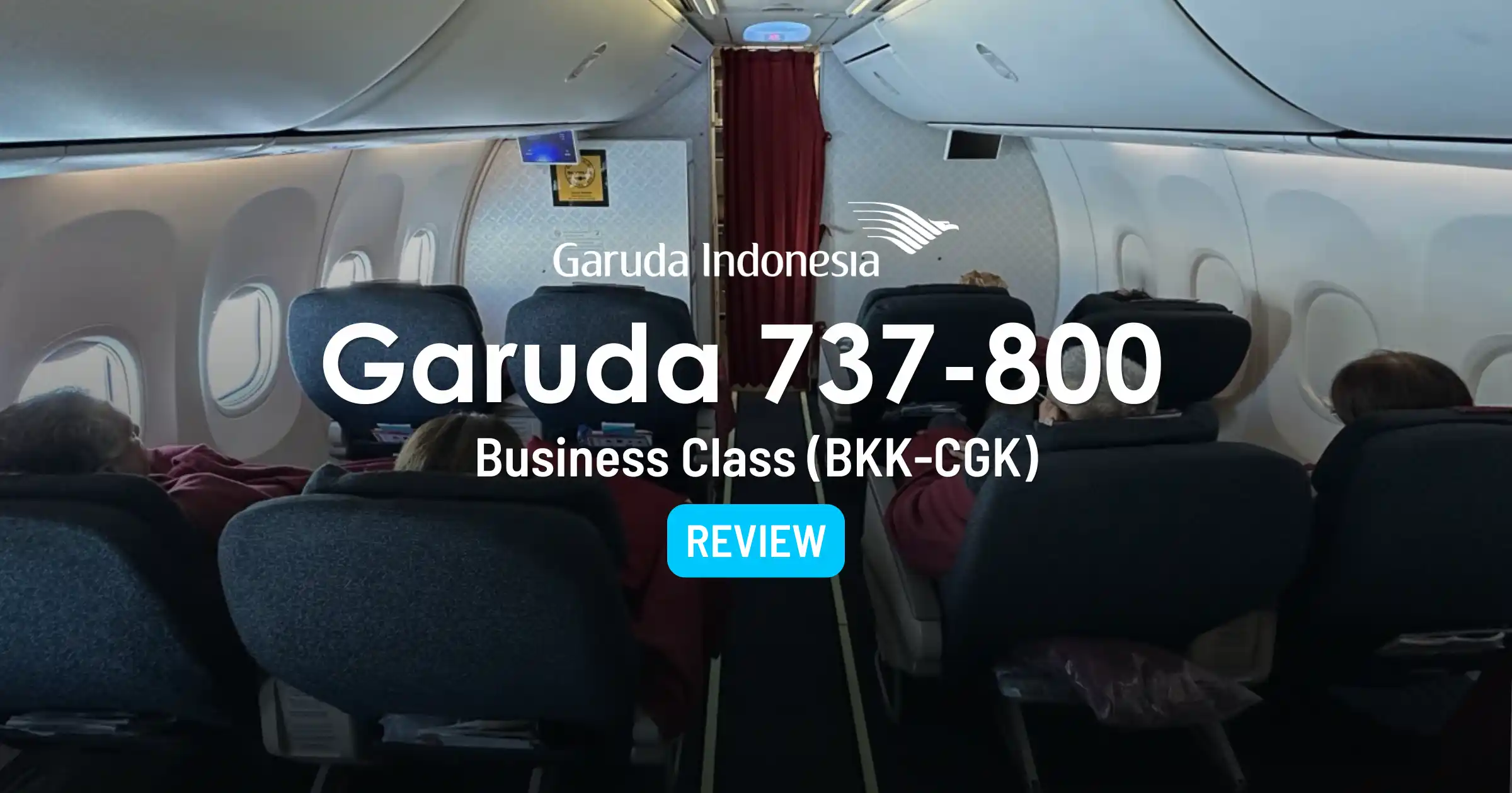 Cover image for Garuda Indonesia 737-800 Business Class Review: Bangkok to Jakarta