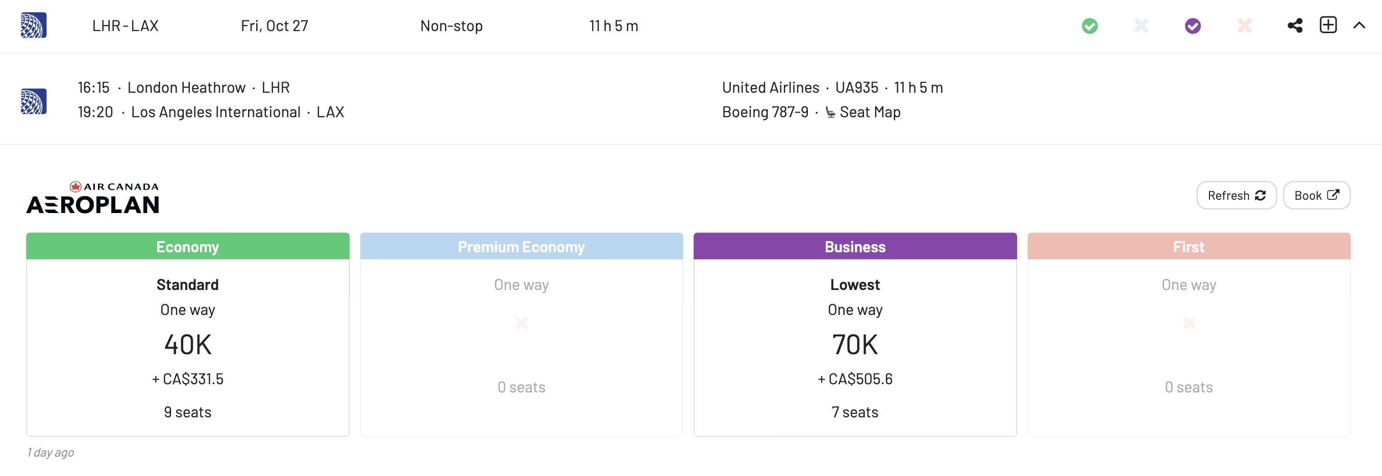 Flights to Long Beach and Los Angeles using AwardFares.