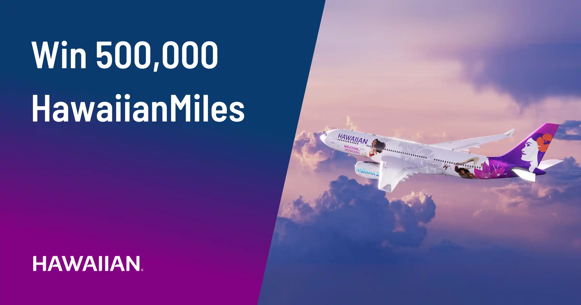 Cover image for Hawaiian Airlines Celebrates Moana 2 with a New Livery and a Chance to Win 500,000 Miles