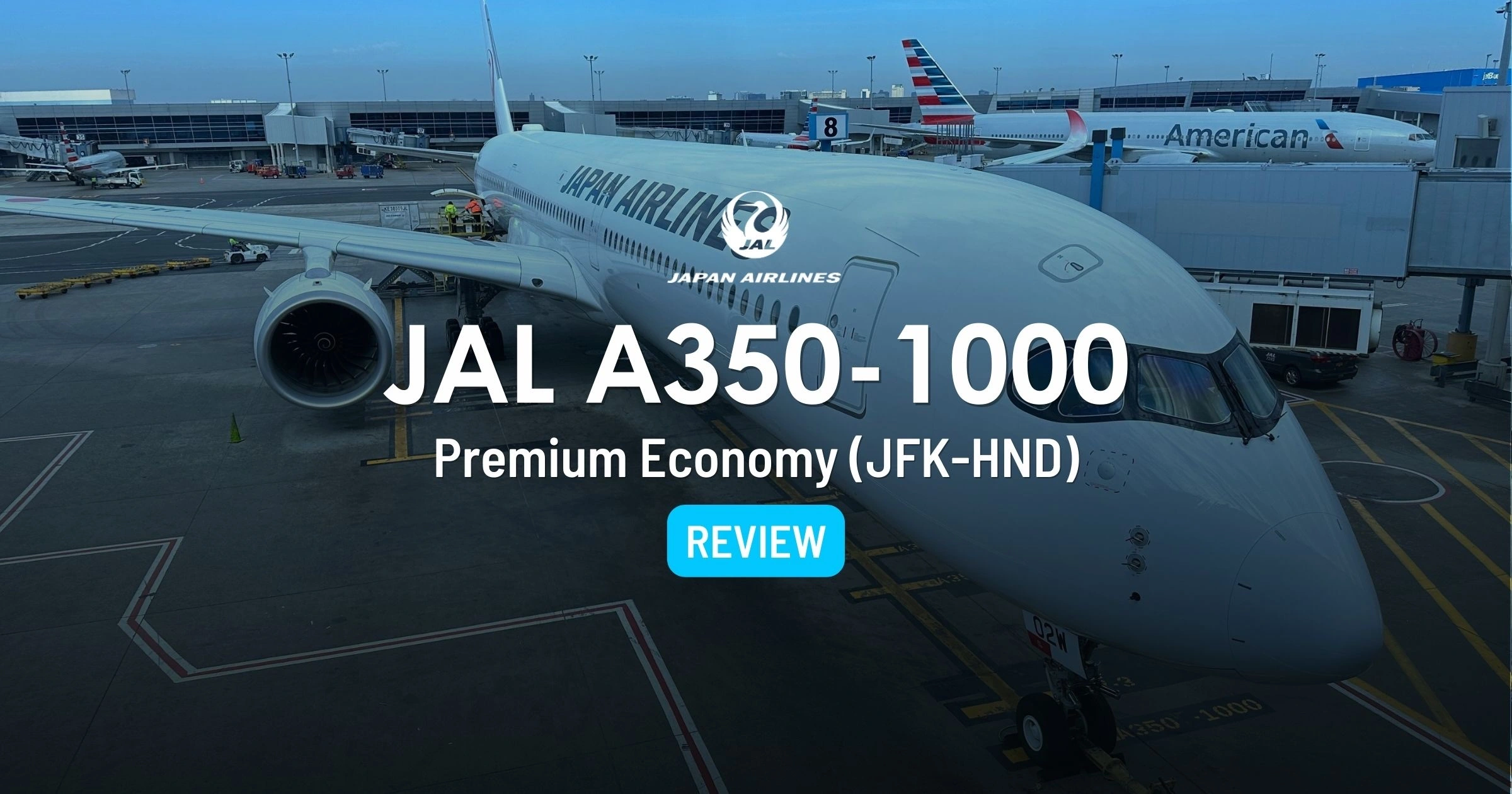Cover image for JAL A350-1000 Premium Economy: New York To Tokyo