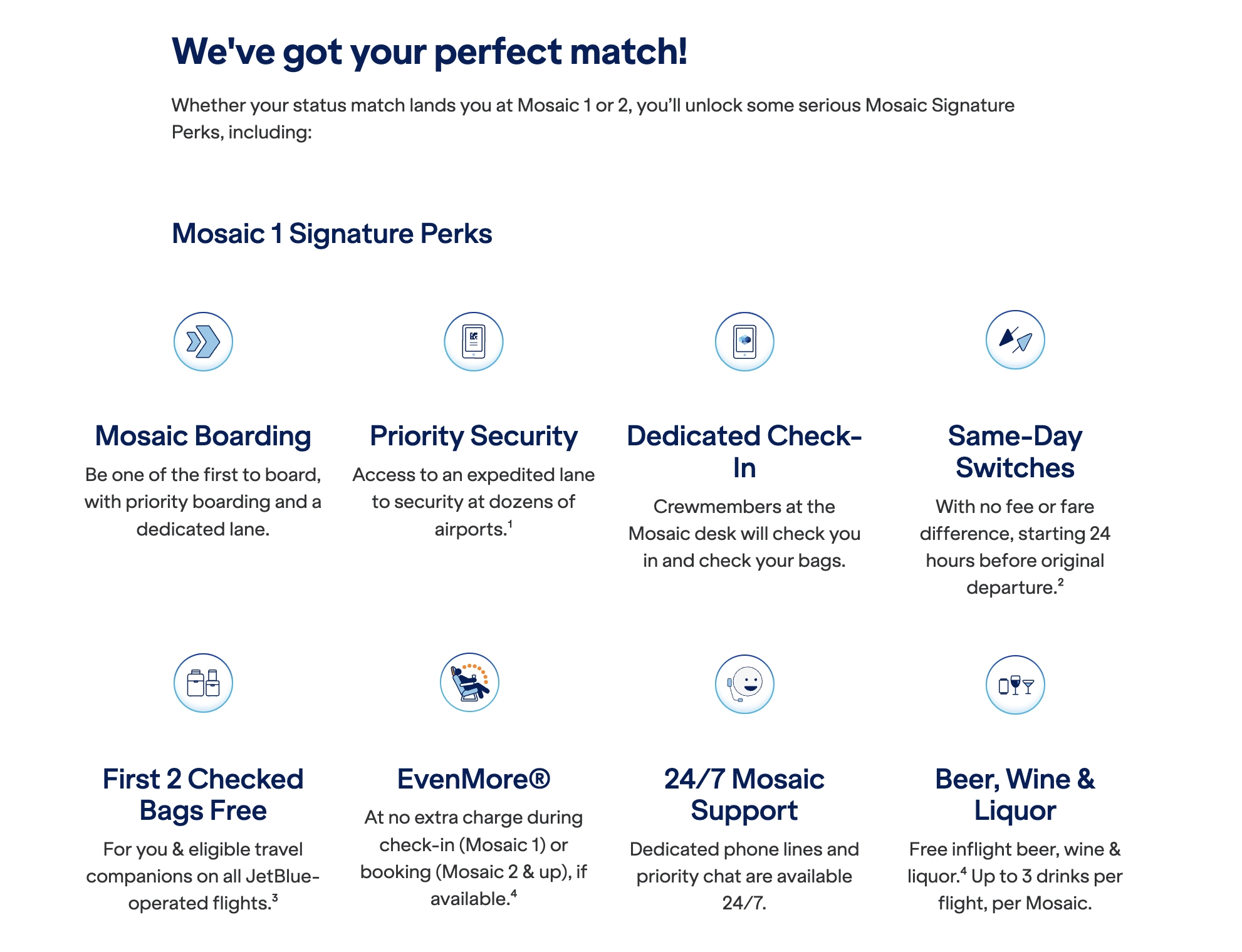 JetBlue TrueBlue Status Match Offer in 2025