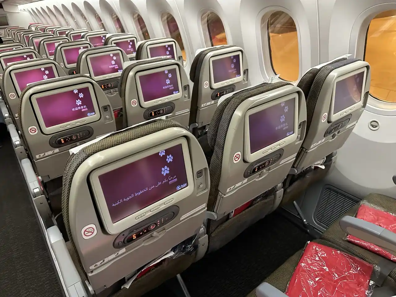 Kenya Airways 787-8 Economy Class Review from Guangzhou to Bangkok