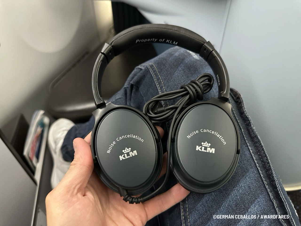 KLM 787-9 World Business Class: Buenos Aires to Santiago.