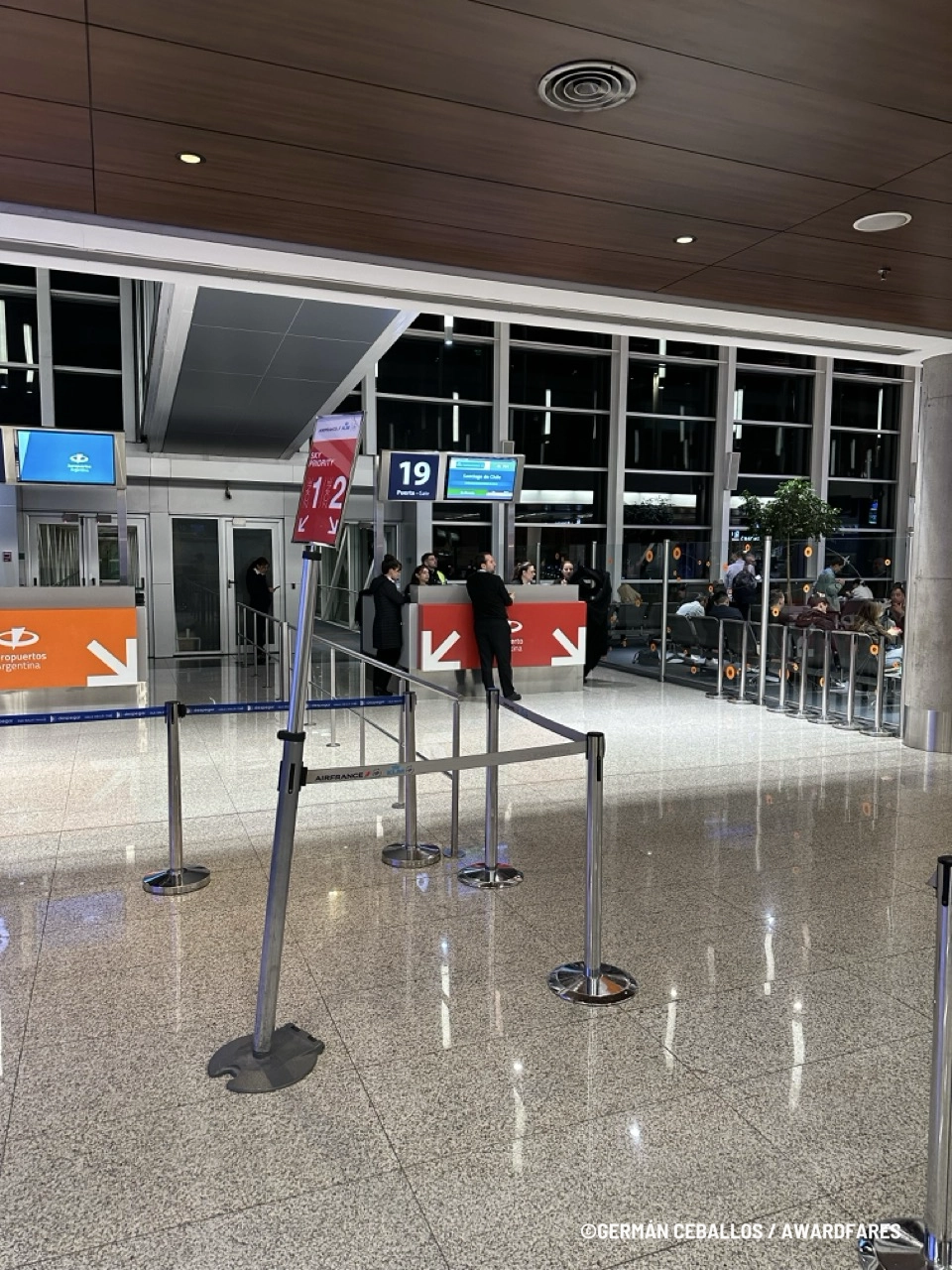 KLM 787-9 World Business Class: Buenos Aires to Santiago.