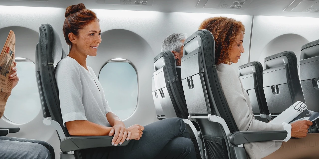 KLM A321neo Recaro sL3710 seat.
