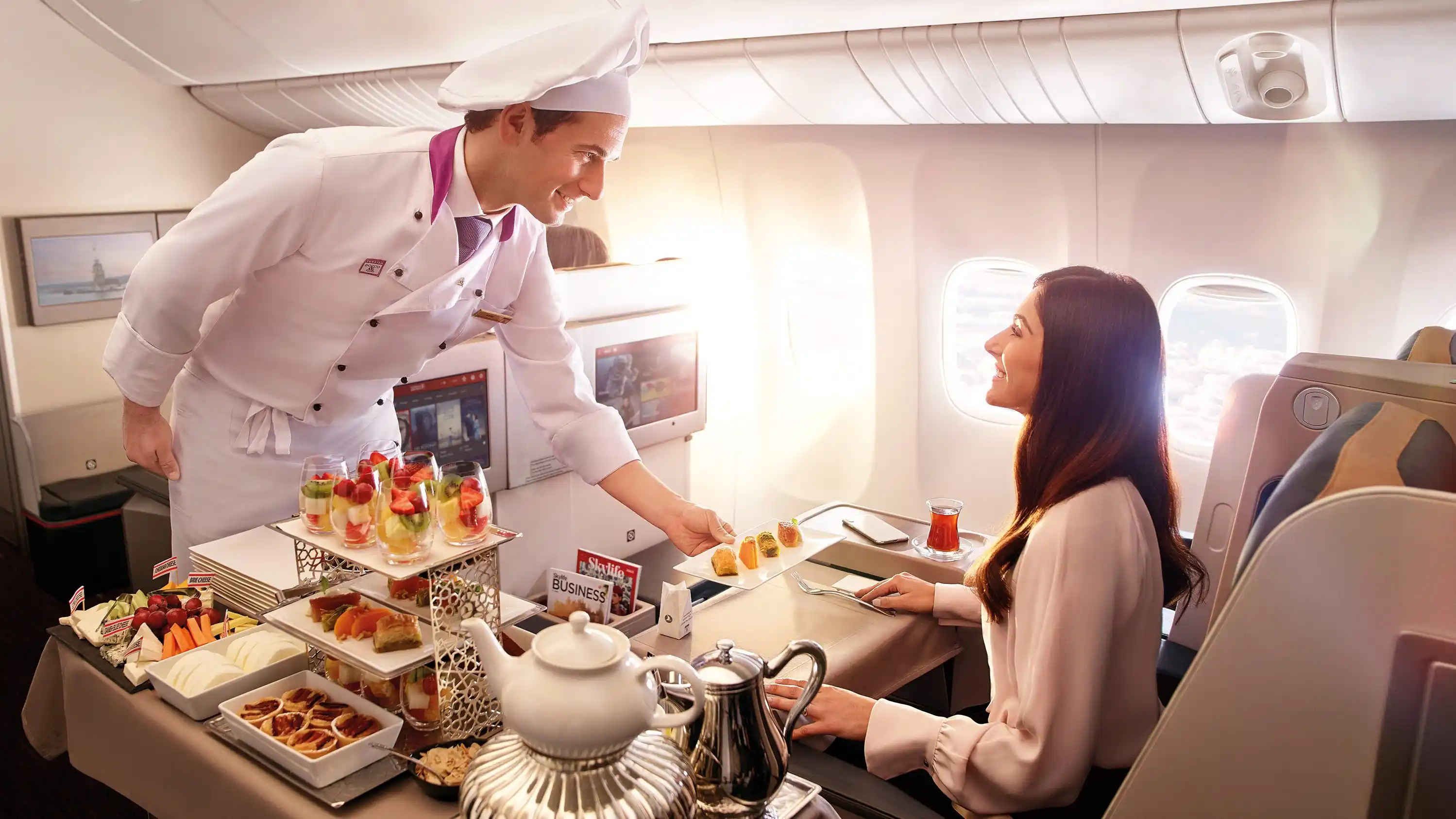 Turkish Airlines Dining Experience.