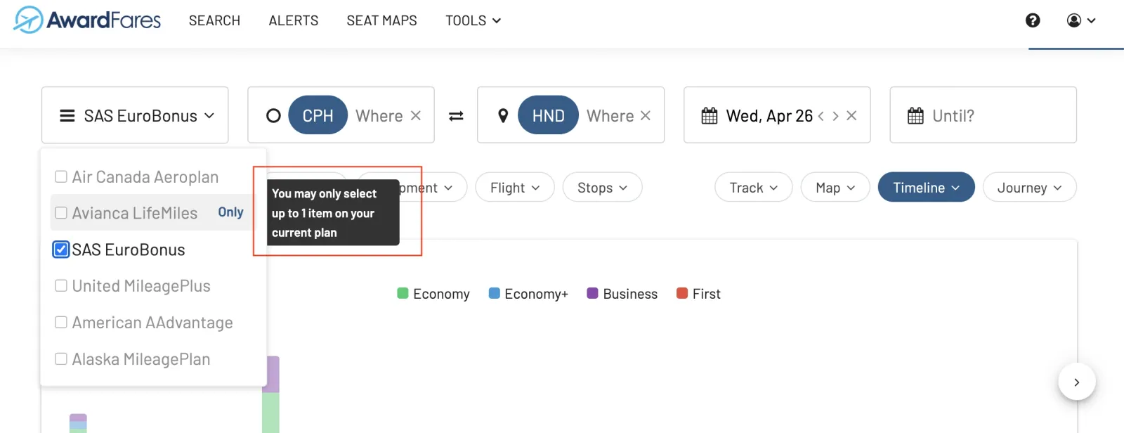 Search limits on AwardFares Gold and Diamond (April 2023).